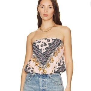 Free People Borderline Tube in Silver Combo